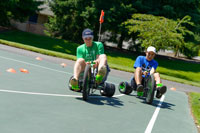 Facebook Game Day 2012 tricycle races